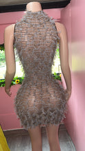 Load image into Gallery viewer, Brown ruffle dress