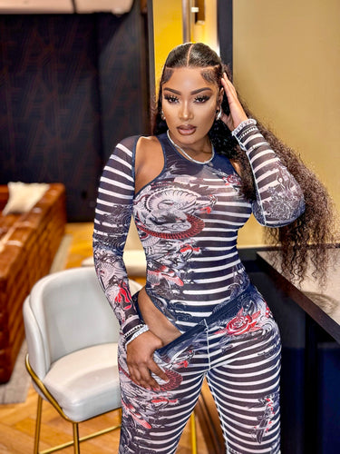 Tattoo 3 pc leggings set