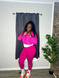 Pink leggings set
